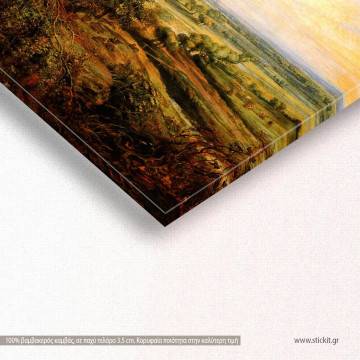 Canvas print Autumn landscape with Het Steen, Rubens Peter Paul 2