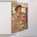Canvas print Alexander the Great mosaic, side