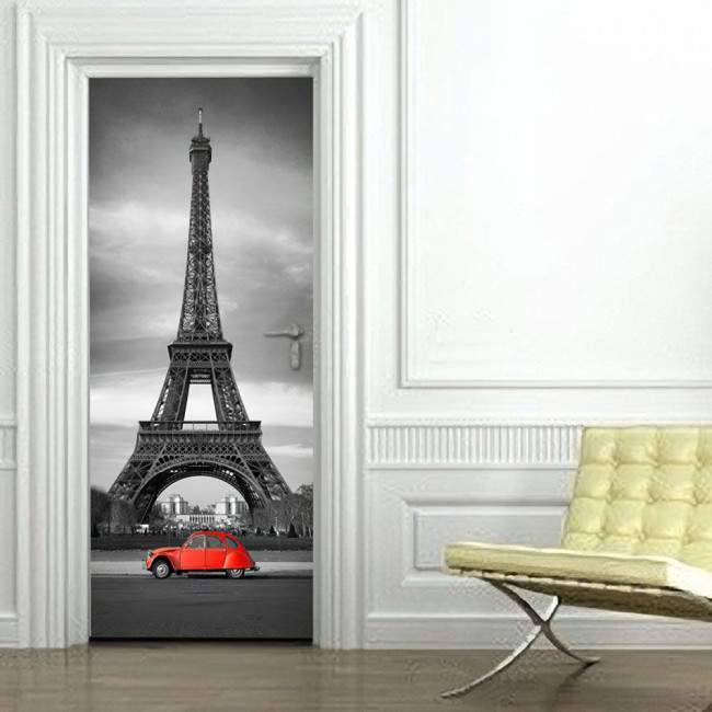 Door sticker Eiffel Tower