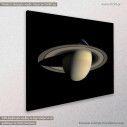 Canvas print Saturn rings, side