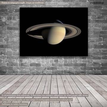 Canvas print Saturn rings