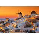Wallpaper Oia at sunset