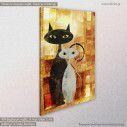 Canvas print The cats, side