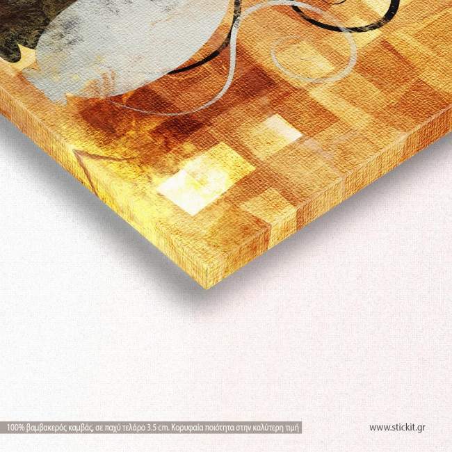 Canvas print The cats, detail