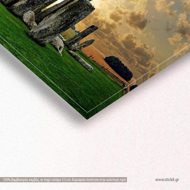 Stonehenge, πίνακας σε καμβά, λεπτομέρεια