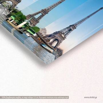 Canvas print Eiffel instances panoramic Framed canvas View 1 2