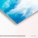 Canvas print The wave panoramic, side