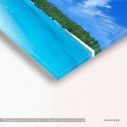 Canvas print Beach landscape, panoramic, side