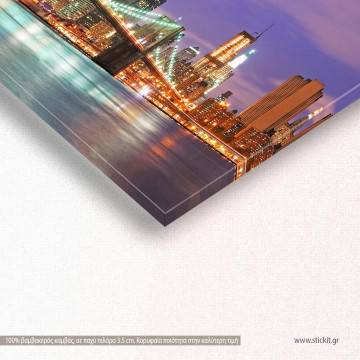 Canvas print New York city panoramic Framed canvas View 1 2