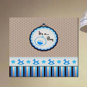Kids canvas print Its a boy 2
