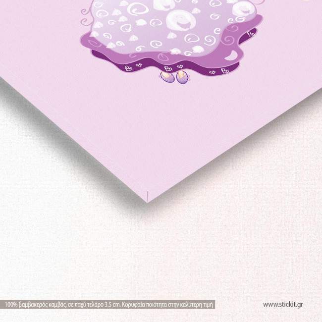 Βασίλισσα, παιδικός - βρεφικός πίνακας σε καμβά, λεπτομέρεια