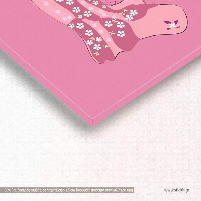 Kids canvas print Little princess