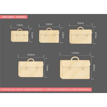 Wooden figure School bag 2