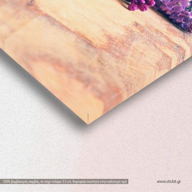 Canvas print Fresh lilac, detail