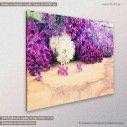 Canvas print Fresh lilac, side