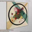 Canvas print Circles in a circle, Kandinsky W., side