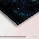 Canvas print Nebula and galaxy, detail