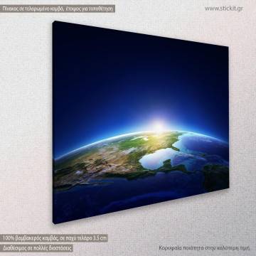 Canvas print Earth sunrise 2