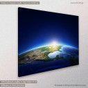 Canvas print Earth sunrise, side