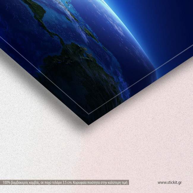 Canvas print Earth sunrise, detail