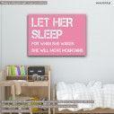 Πίνακας σε καμβά Let her sleep..