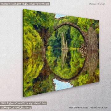 Πίνακας σε καμβά Rakotzbrücke (Devil's Bridge) 2