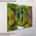 Canvas print Rakotzbrücke (Devil's Bridge), side