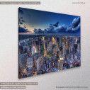 Canvas printNew York, New York by night, side