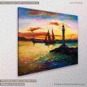 Canvas print, Harbor, side