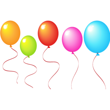 Αυτοκόλλητα τοίχου παιδικά Πολύχρωμα μπαλόνια 2