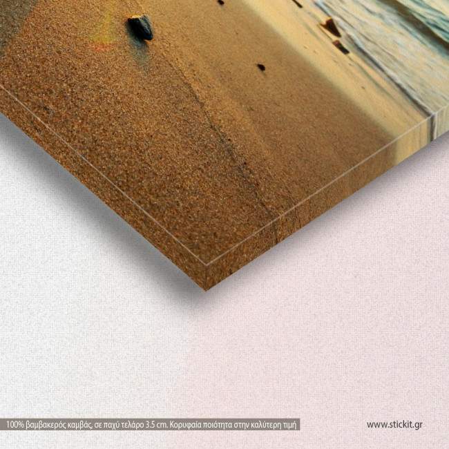 Canvas print , Starfish on the beach I, detail