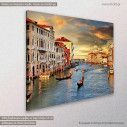 Canvas print, Venetian sunset, side