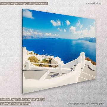 Canvas print Santorini Santorini View VII Framed canvas View 1 2
