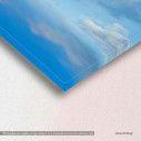 Canvas print, Yacht on blue sky, detail