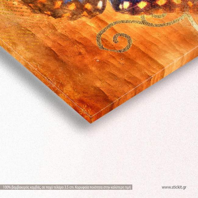 Canvas print, Blue Butterfly, detail