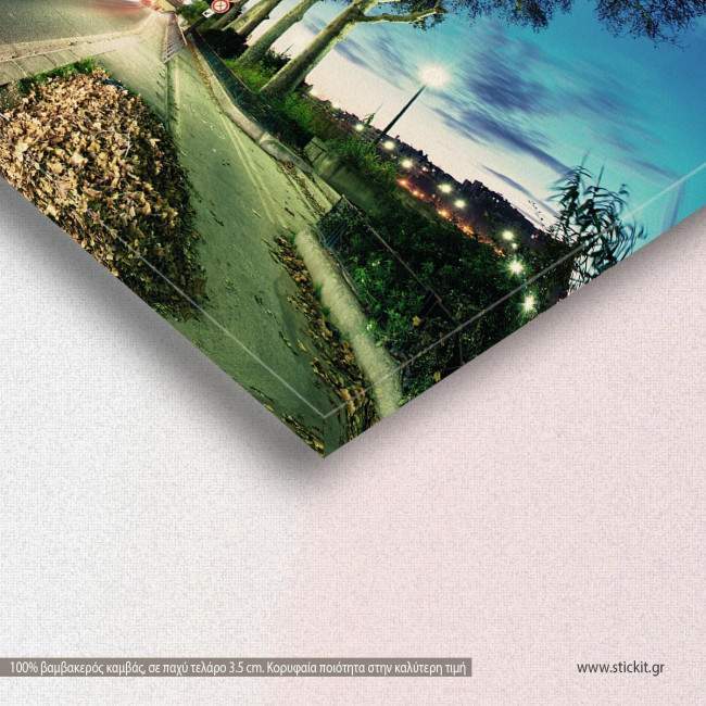 Eiffel Tower by night, πίνακας σε καμβά, λεπτομέρεια