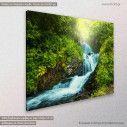 Canvas print, Creek in forest, side