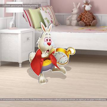 wooden decorative figure bunny alice