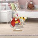 wooden decorative figure bunny alice