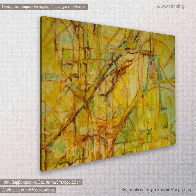 Canvas print Abstract lines, side
