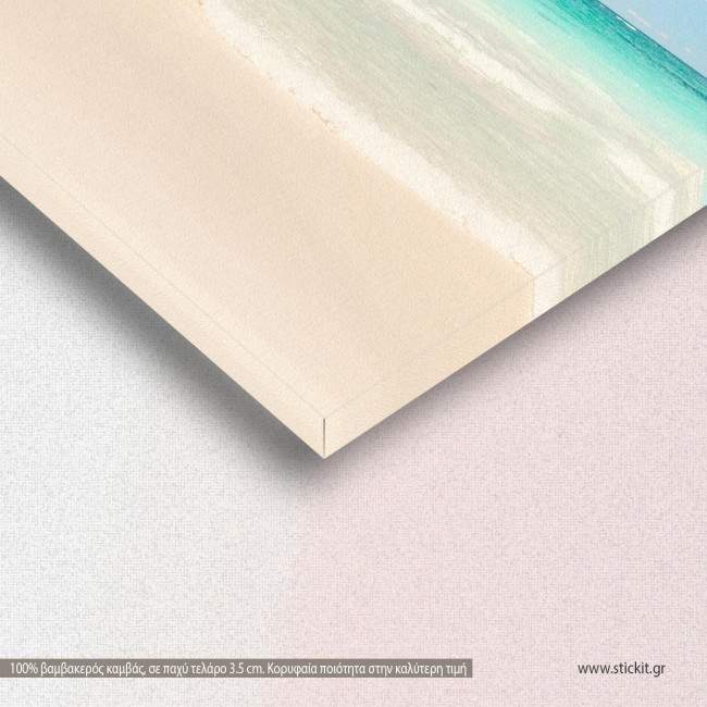 Canvas print, Caribbean beach, detail