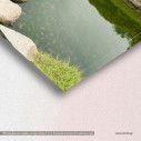 Canvas print, Stone zen path, detail
