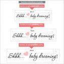Kids wall stickers Shh Baby dreaming