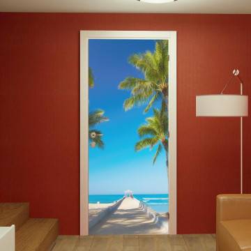 Door sticker Sunny Beach