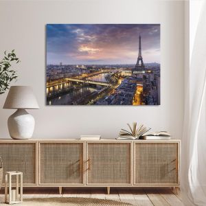 Canvas print Paris Paris panorama Framed canvas View 1 2