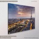 Paris panorama, πίνακας σε καμβά, κοντινό
