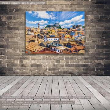 Canvas print city Corfu
