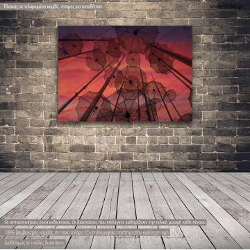 Canvas print Umbrellas Thessaloniki