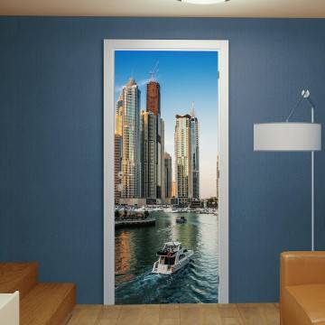 Door sticker Dubai