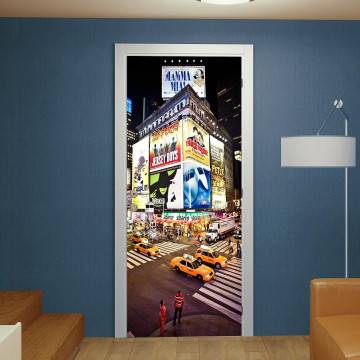 Αυτοκόλλητο πόρτας Times Square